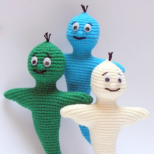 Free Amigurumi Halloween Ghosts Crochet Patterns