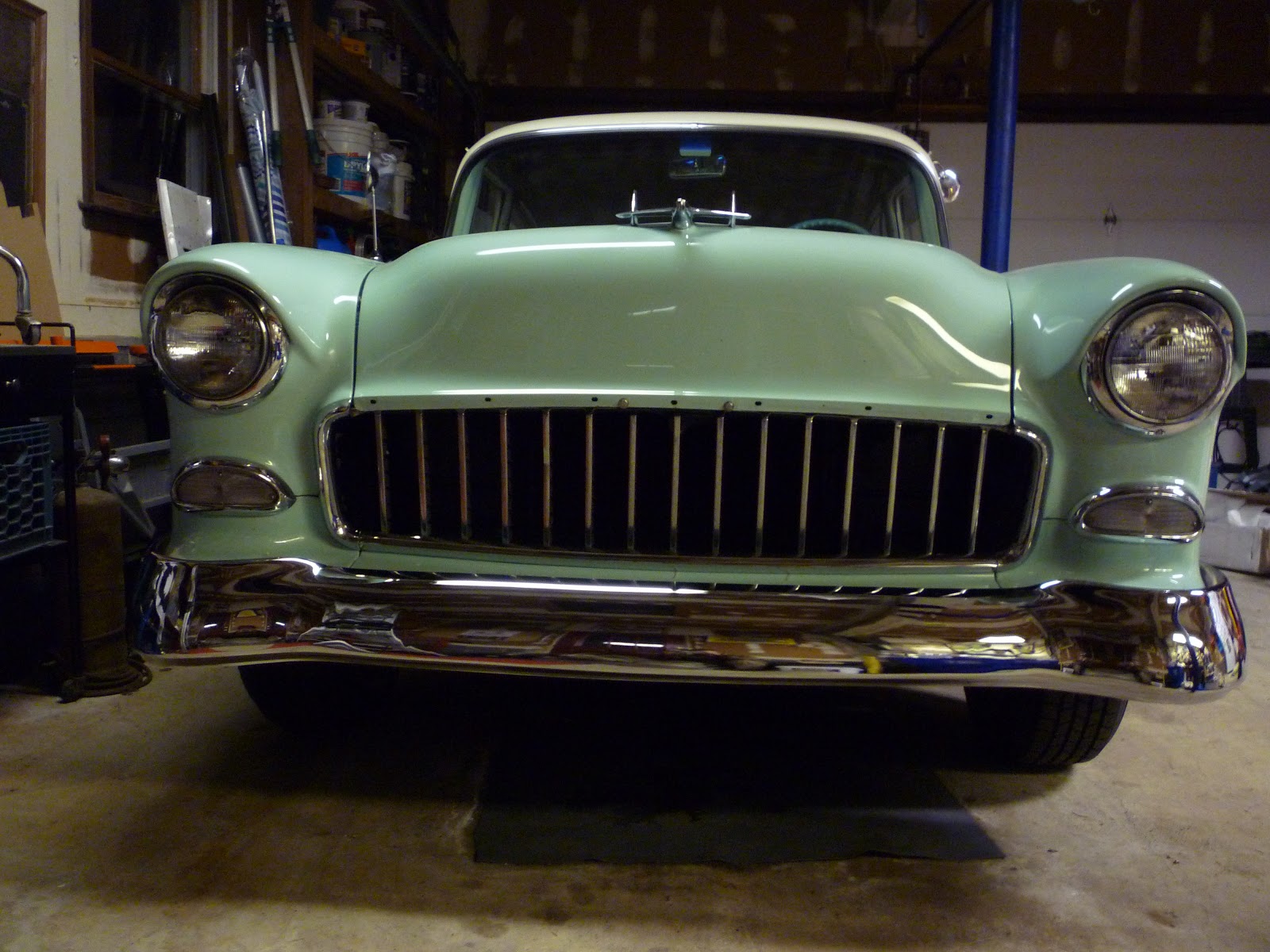 My Favorite Stripper: 1955 Chevrolet Front Bumper