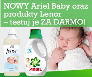 Przetestuj nowy Ariel Baby oraz produkty Lenor Konkurs
