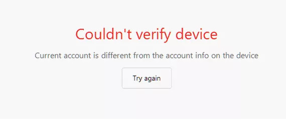 Device verify перевод