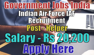 Indian Air Force IAF Recruitment 2018