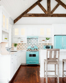 Although your solid away from the sea or inwards the middle of town Mandatory elements inwards Sea-themed kitchen design