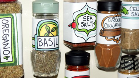 Spice storage using deli containers