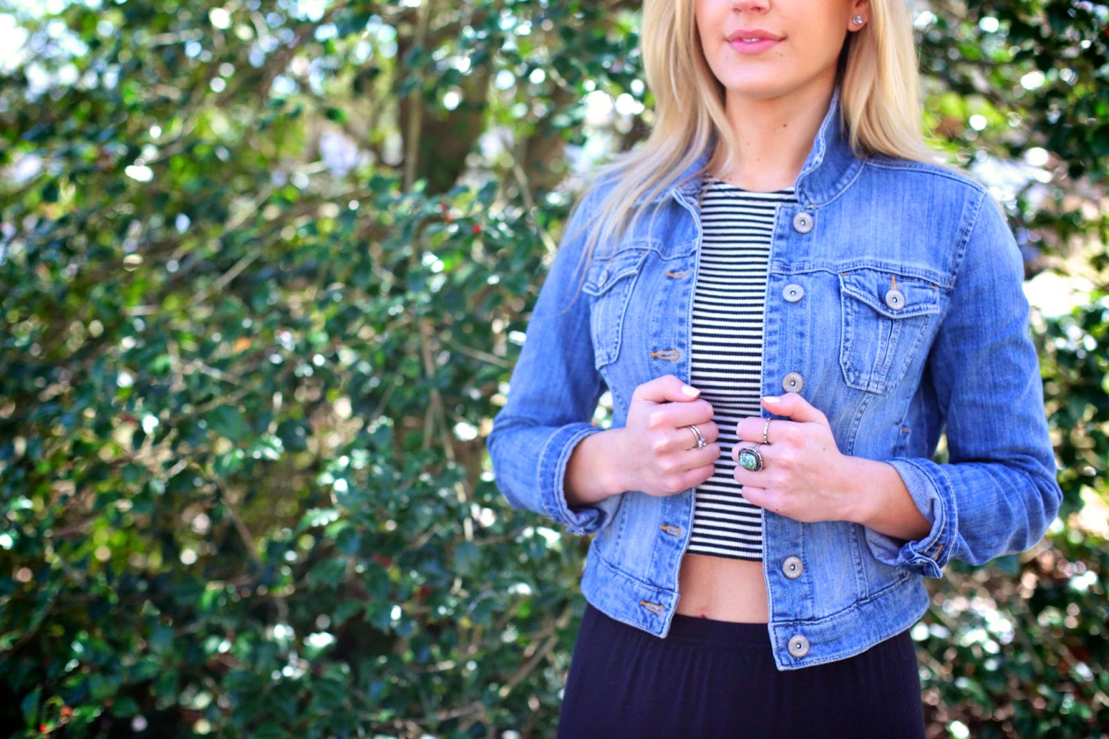 Two Blonde Bloggers Outfit Two ways to wear a Crop Top