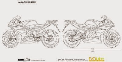 Aprilia RS 125 art work design graphics
