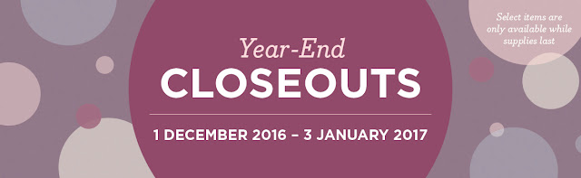  Year End Closeouts - Stampin' Up!
