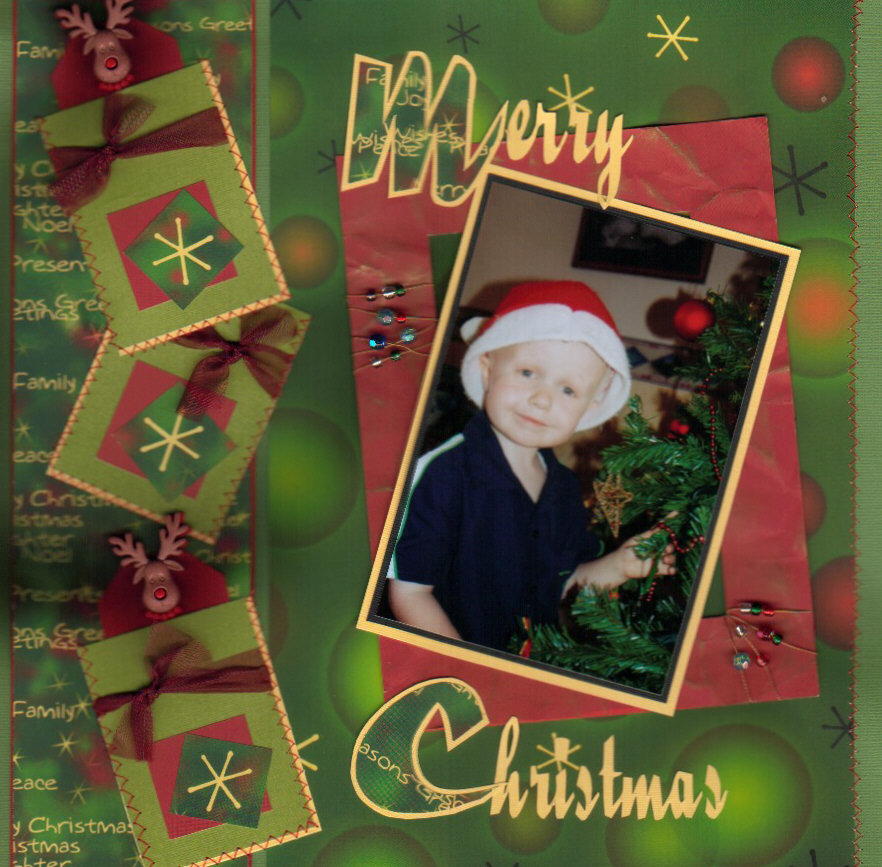 Christmas Scrapbooking Pages : Let's Celebrate!