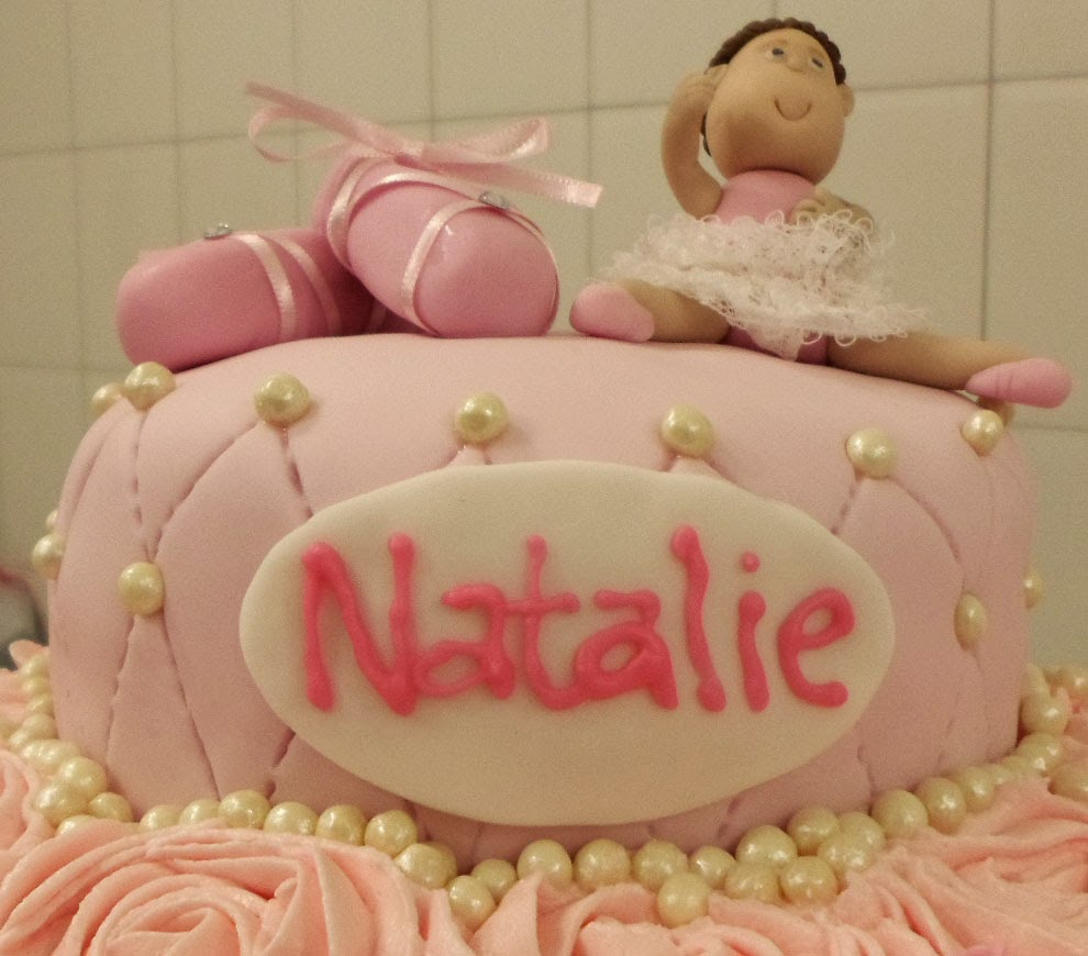 Bolo Bailarina Com Pasta Americana