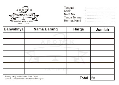 Download Kumpulan Desain Nota Format Cdr Salamun Picassa