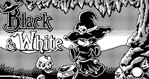 Black & White para ZX Spectrum a puntito de caramelo