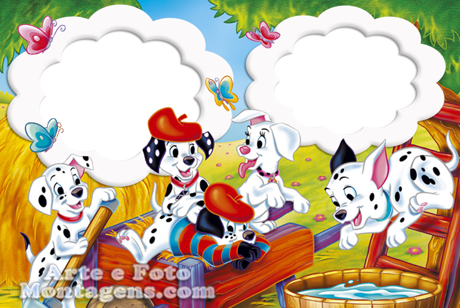 101 Dalmatians Free Printable Photo Frames. Oh My Fiesta! in english