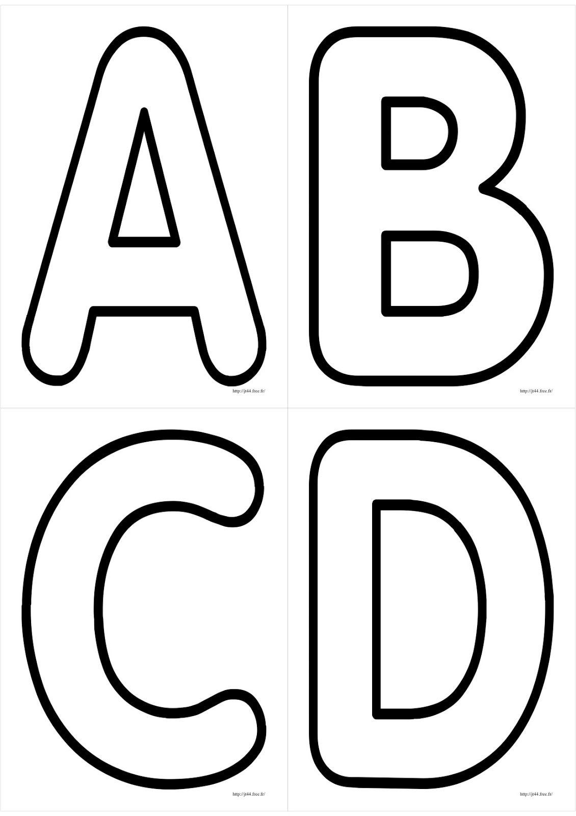 Letras para rellenar imagui