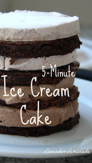  Learn how to make a homemade ice cream cake in just minutes!