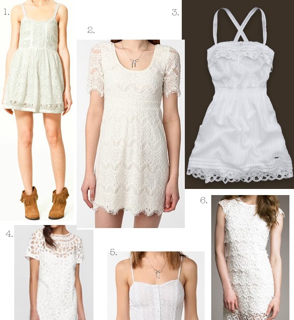 Imperfect Polish: Flirting with Summer: White Lace Dresses