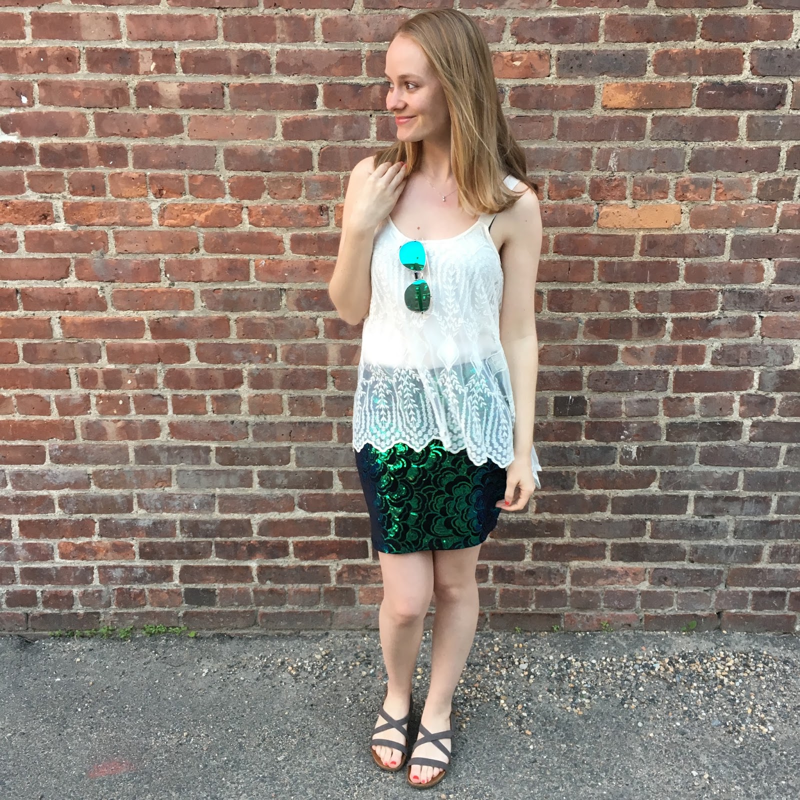 Blue Mirror Sunglasses