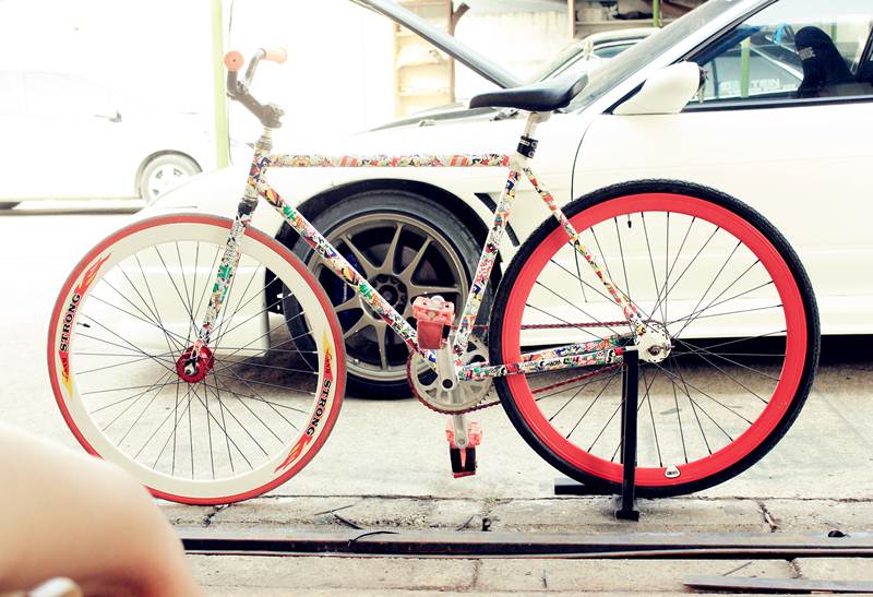 Thailand Fixed Gear Girl