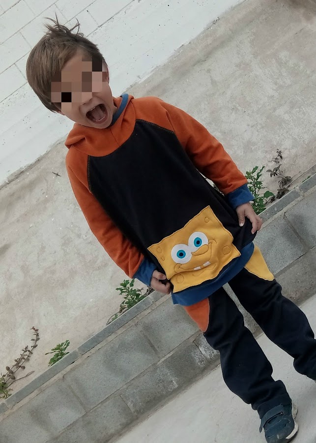 Sudadera bob esponja handmade