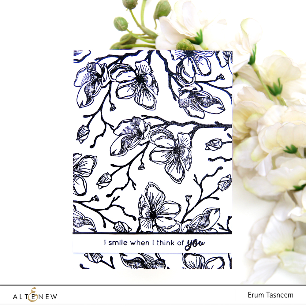 Altenew Dotted Blooms Stamp Set | Erum Tasneem | @pr0digy0