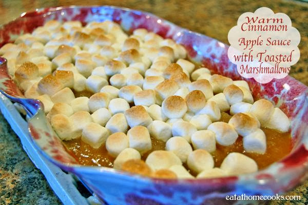 Photo of Cinnamon Applesauce with Toasted Marshmallows.