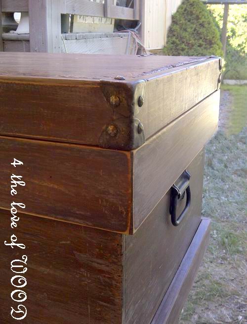 4 the love of wood POTTERY BARN TRUNK lookalike