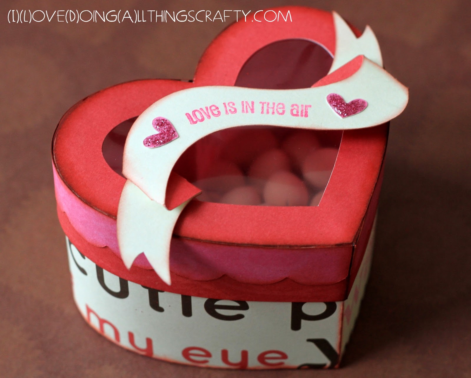 I Love Doing All Things Crafty: Heart Shaped Treat Box | SVGCuts