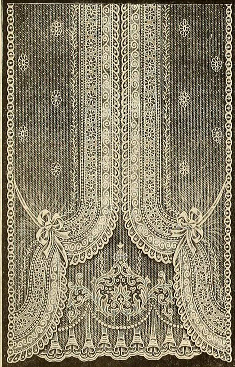 Vintage Lace Curtains For Sale