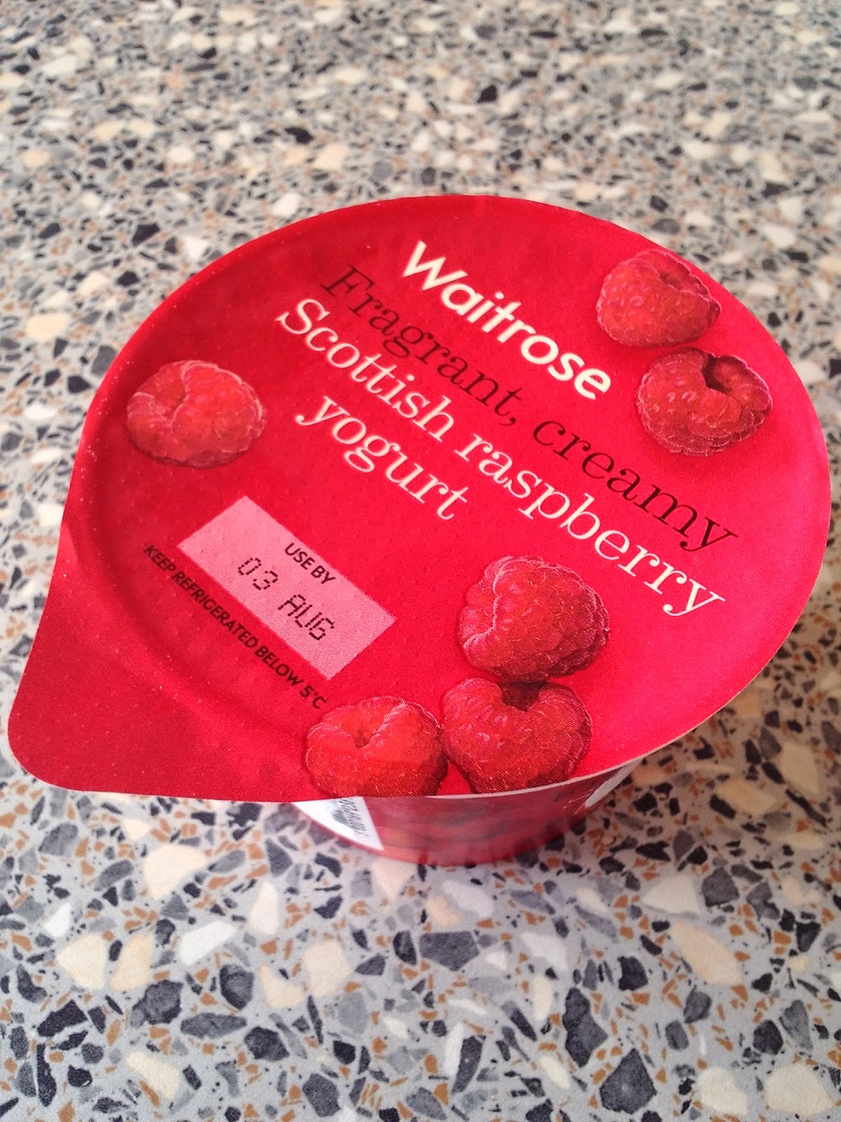 The Excited Eater Waitrose Scottish Raspberry Yoghurt