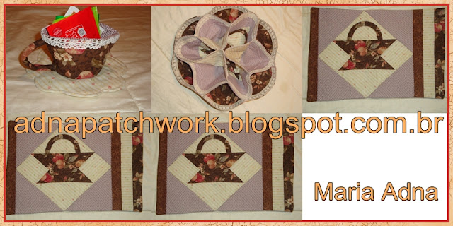 Patchwork tea towel kit, magazine published patchwork, Maria Adna, Patchwork-bolsas-e-afins, Patchwork publicado em revista, patchwork applique tea towel kit