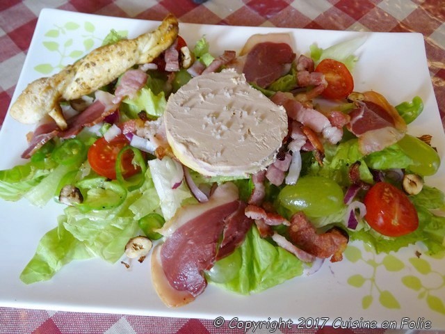 Cuisine en folie Salade gasconne improvisée