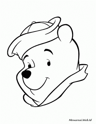 Gambar Mewarnai Winnie The Pooh | Dunia Mewarnai