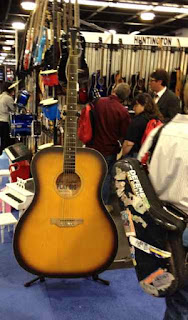 6 foot guitar NAMM 2012 image from Bobby Owsinski's Big Picture production blog