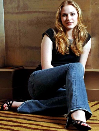 Evan Rachel Wood Foto de Evan Rachel Wood posando para fans