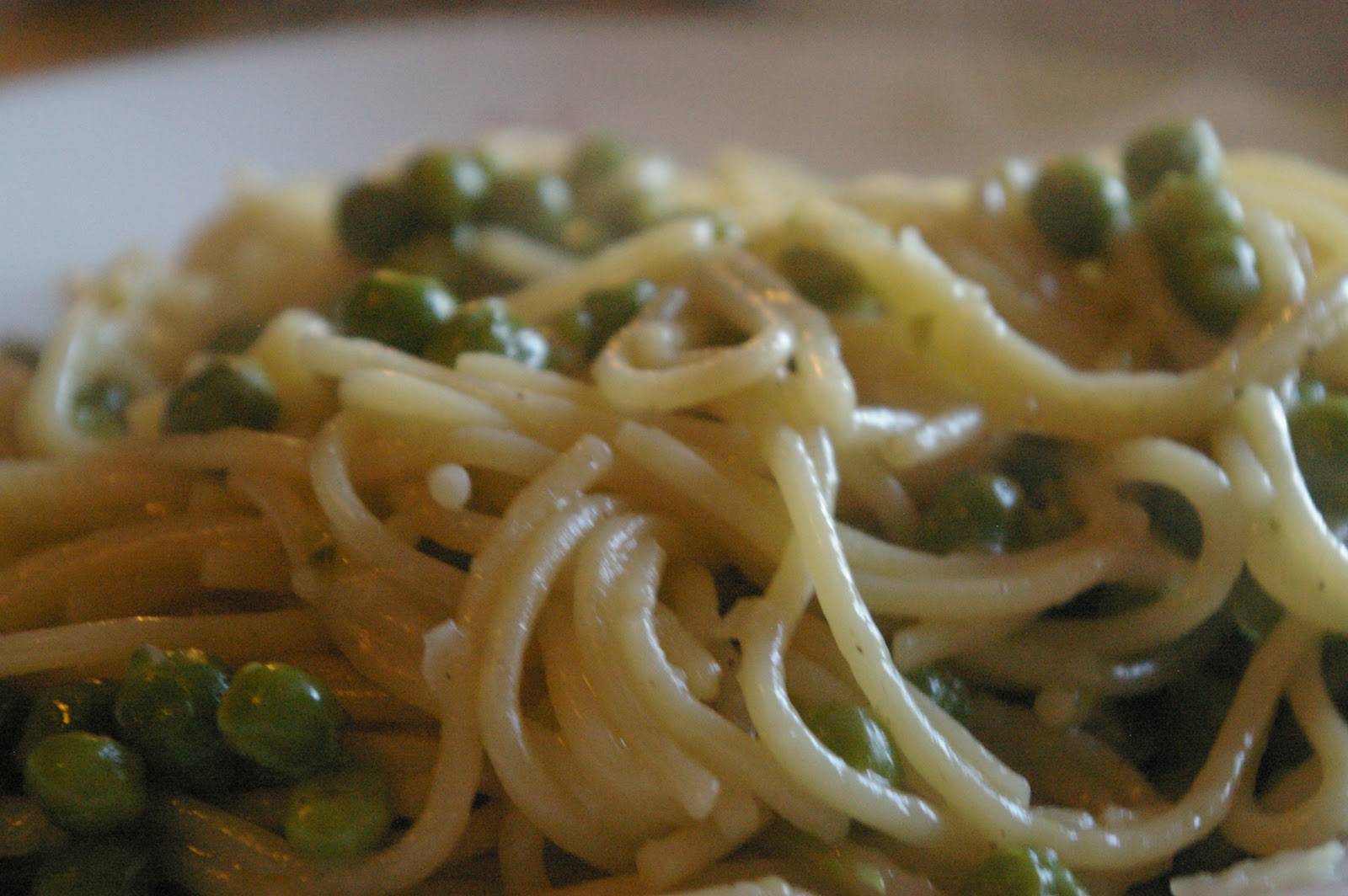 Le potager de Scrignac: Pâtes aux petits pois