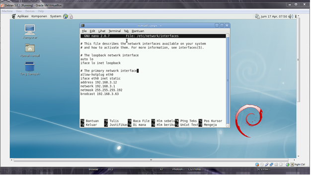 Dhcp debian 12