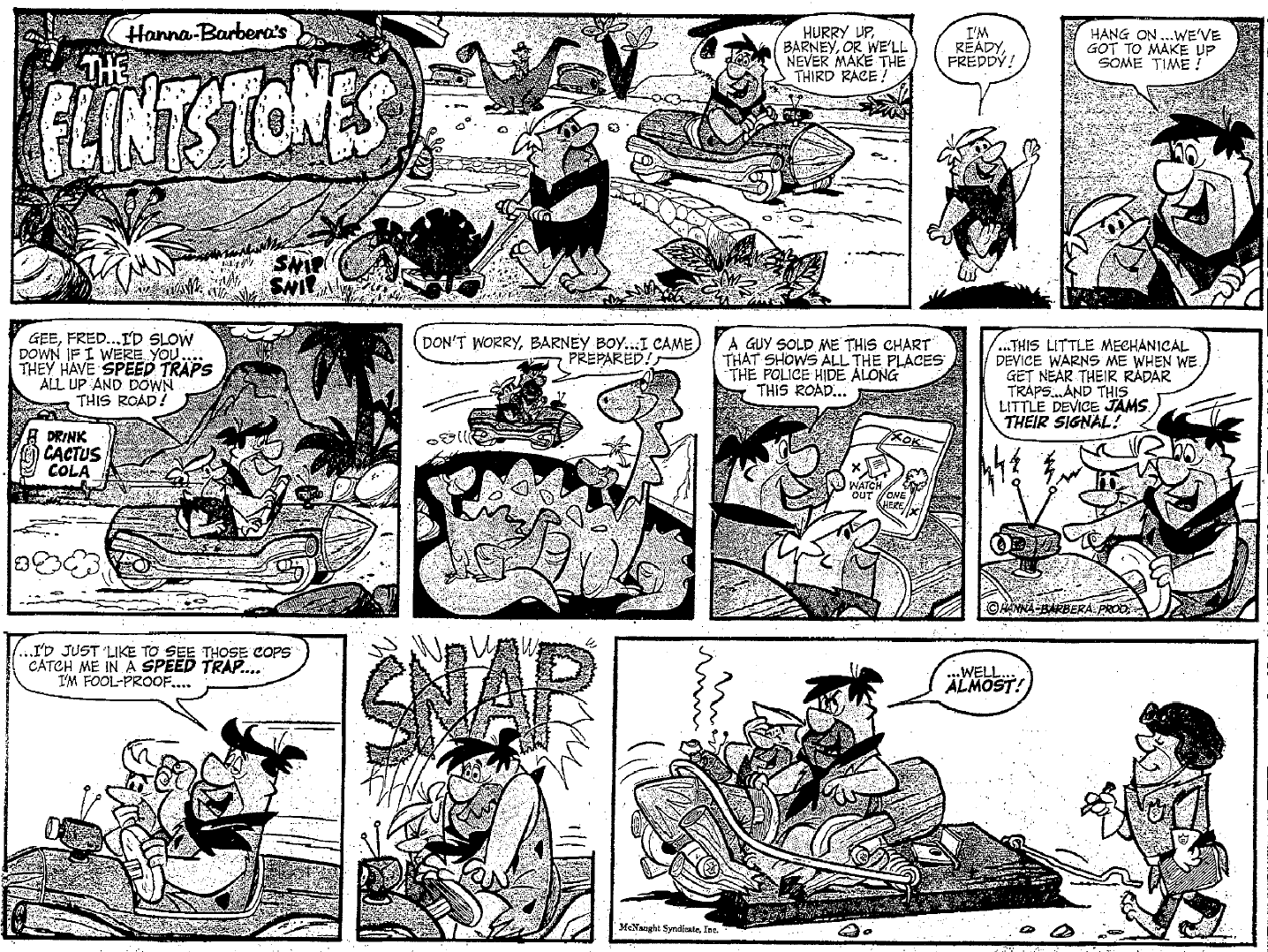Yowp: Flintstones, Weekend Comics, May 1962