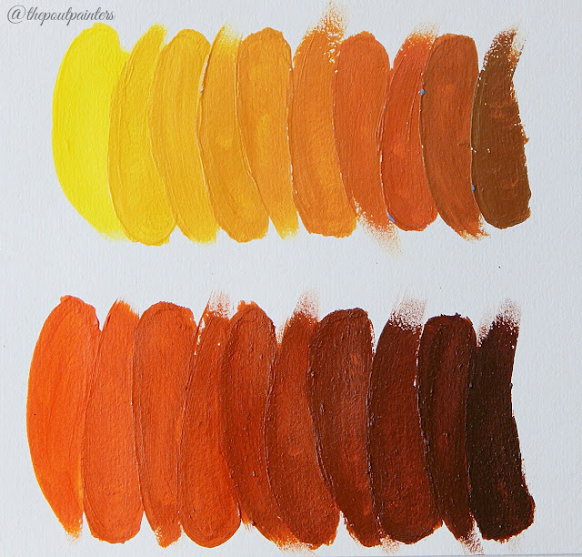 Neutralisation of Yellow and Orange Neutralisation Yellow and Orange Betty Edwards Colour Theory