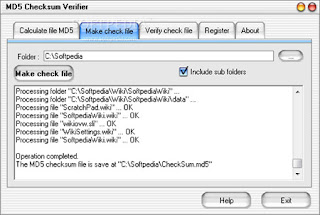 MD5 Checksum Verifier Portable