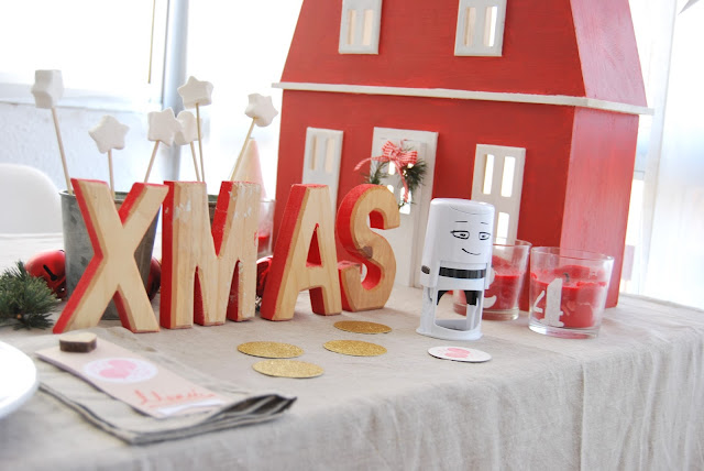 mesa de Navidad para niños