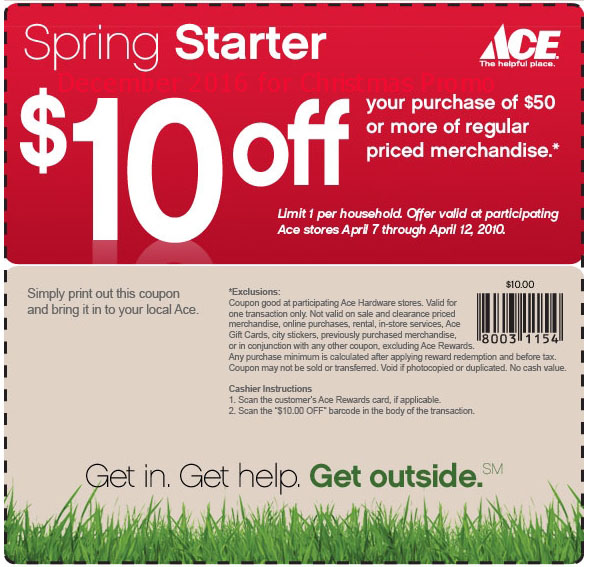 Ace hardware coupons may 2018