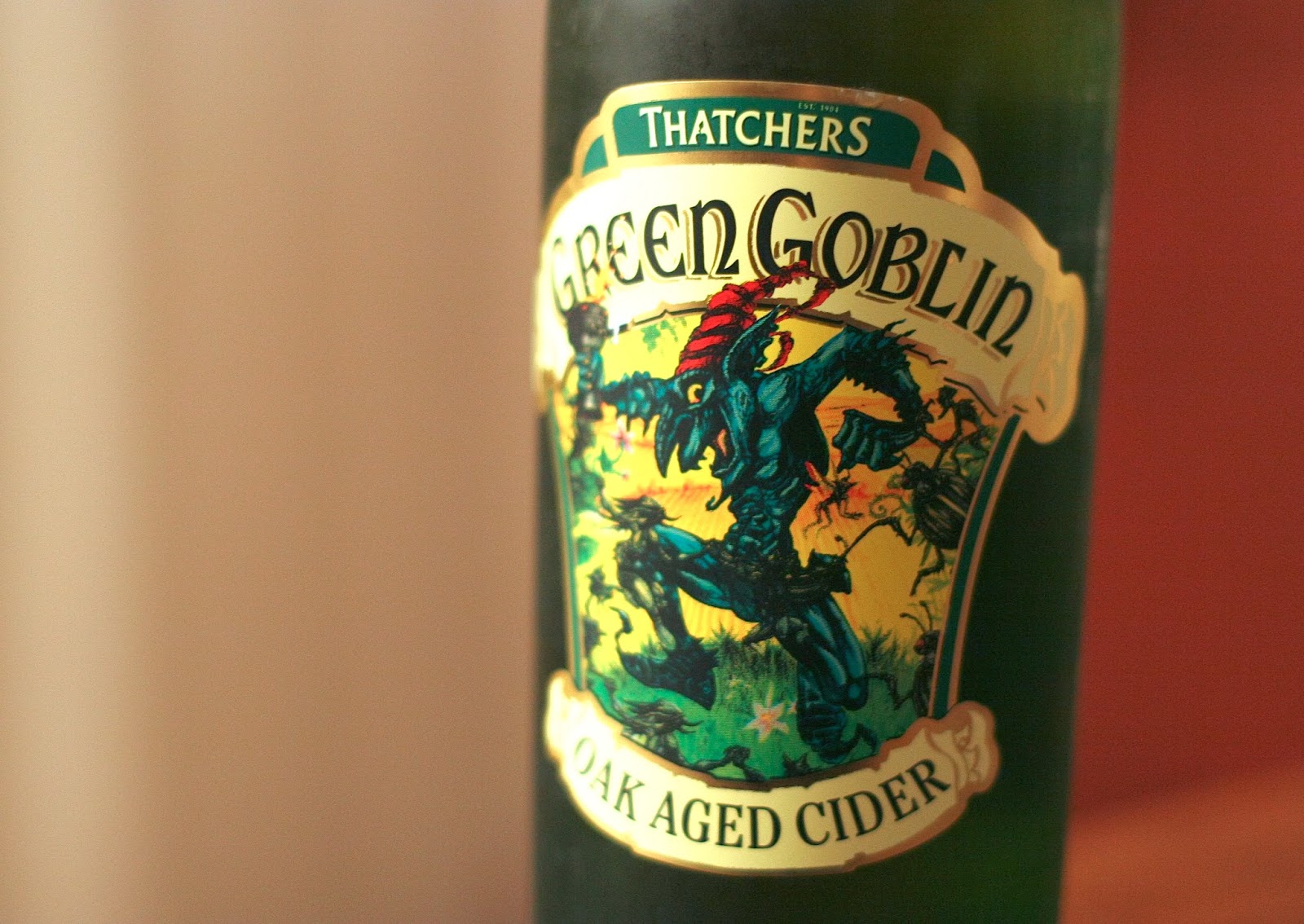 Along Came a Cider Cider Review Thatcher's Green Goblin