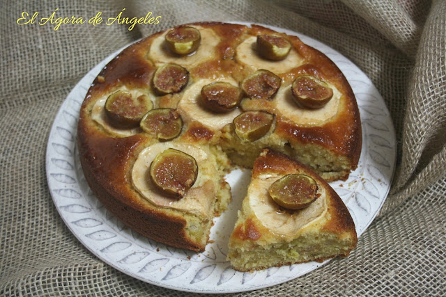 Tarta de higos,tarta de manzana, tarta otoñal