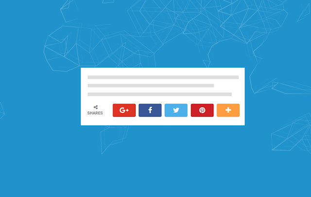 Cara Membuat Tombol Social Share Button Keren di Blog Cara Membuat Tombol Social Share Button Keren di Blog