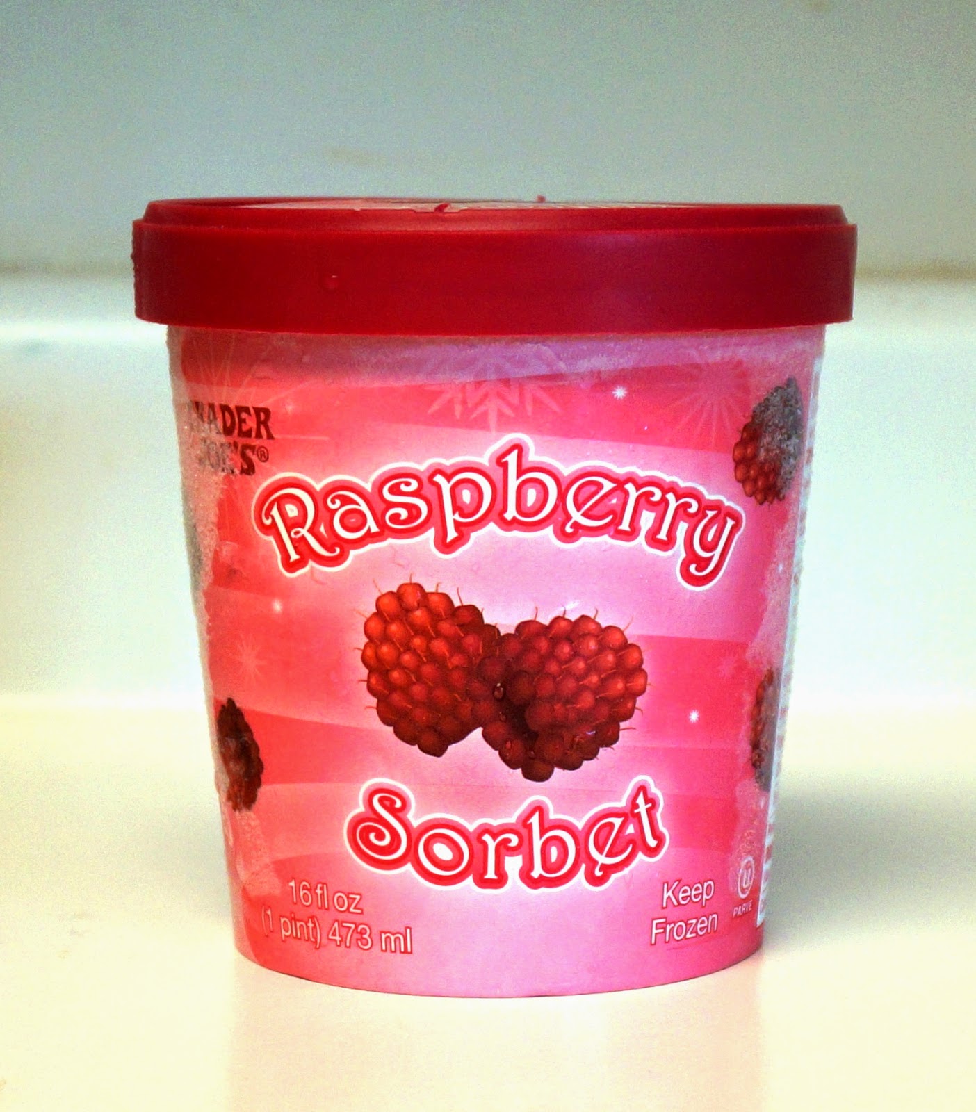 Exploring Trader Joe's Trader Joe's Raspberry Sorbet