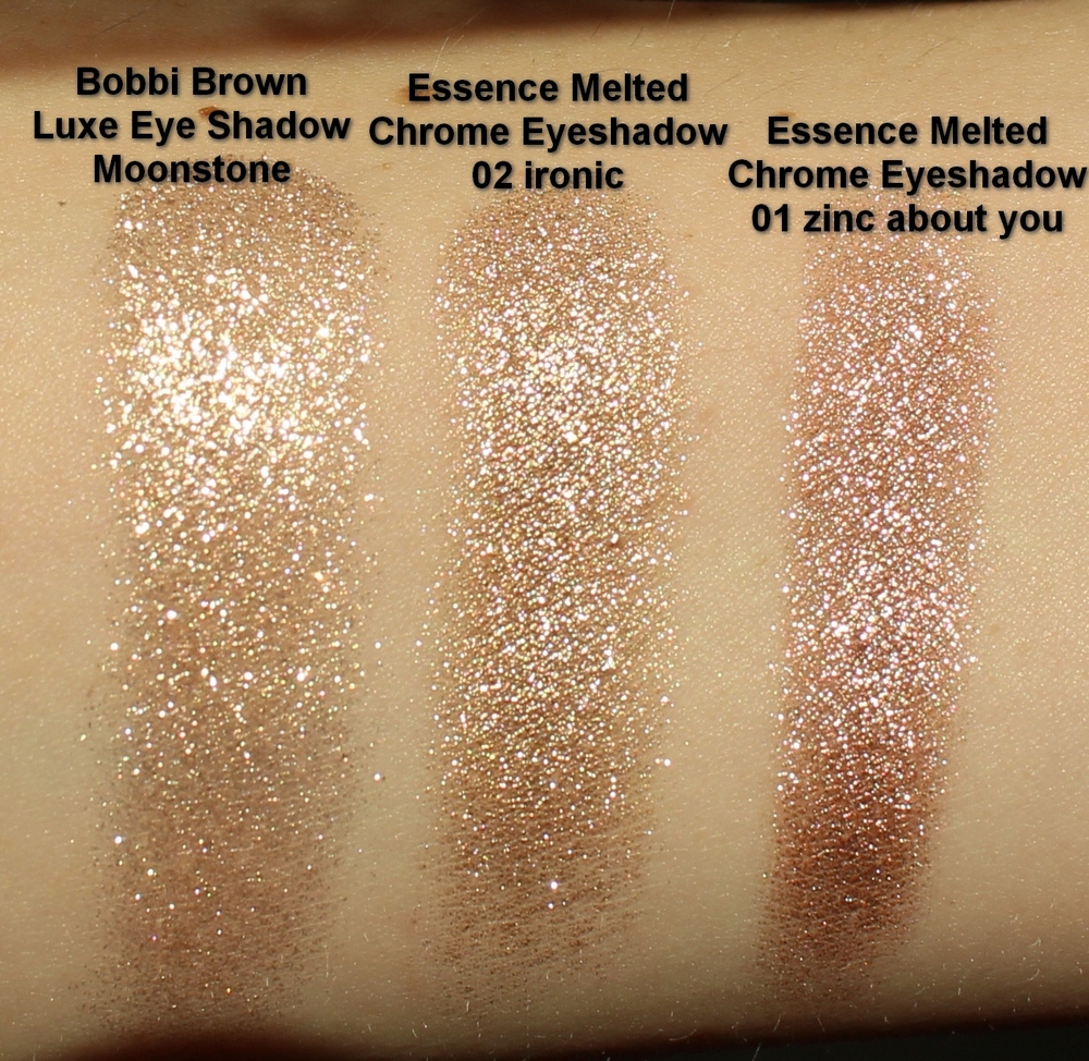 Essence Melted Chrome Eyeshadow, czyli cudne błyskotki z drogerii
