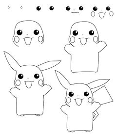 Como Desenhar o PIKACHU - POKÉMON 