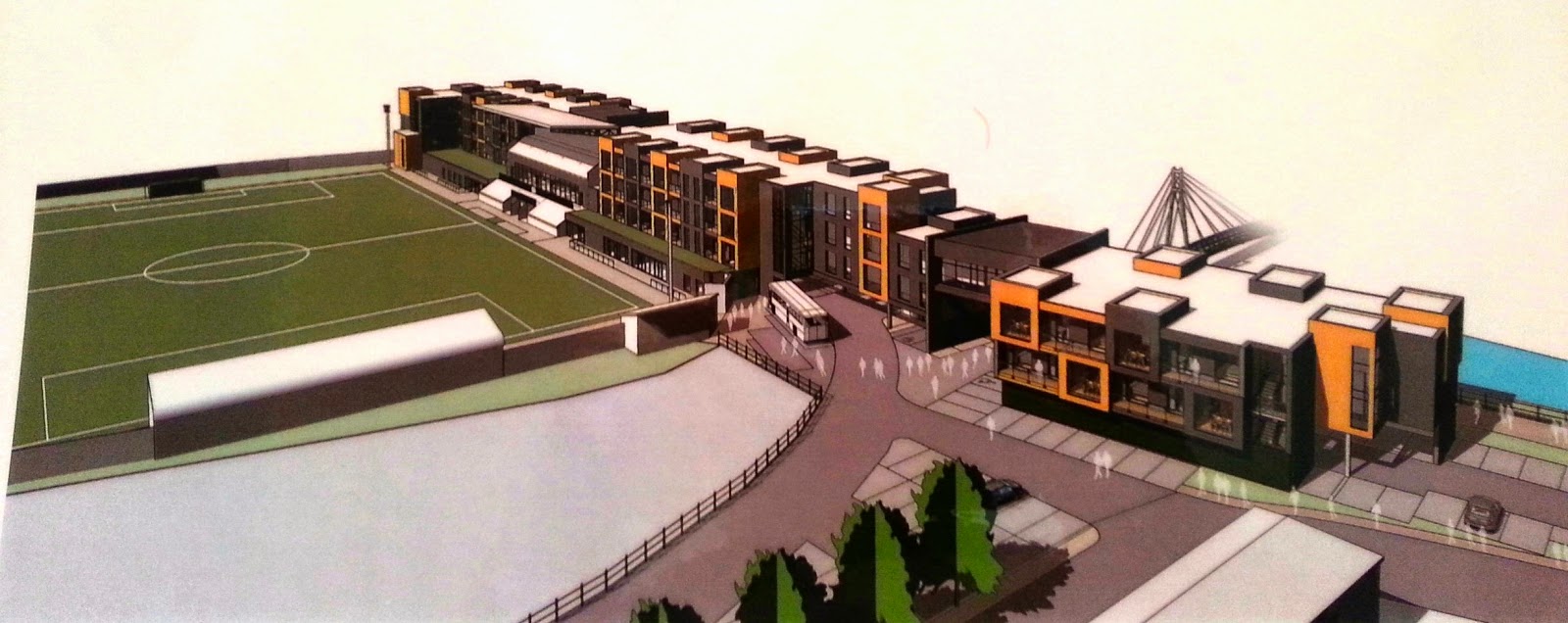 Alun Williams Aberystwyth Football Club new pitch and housing development