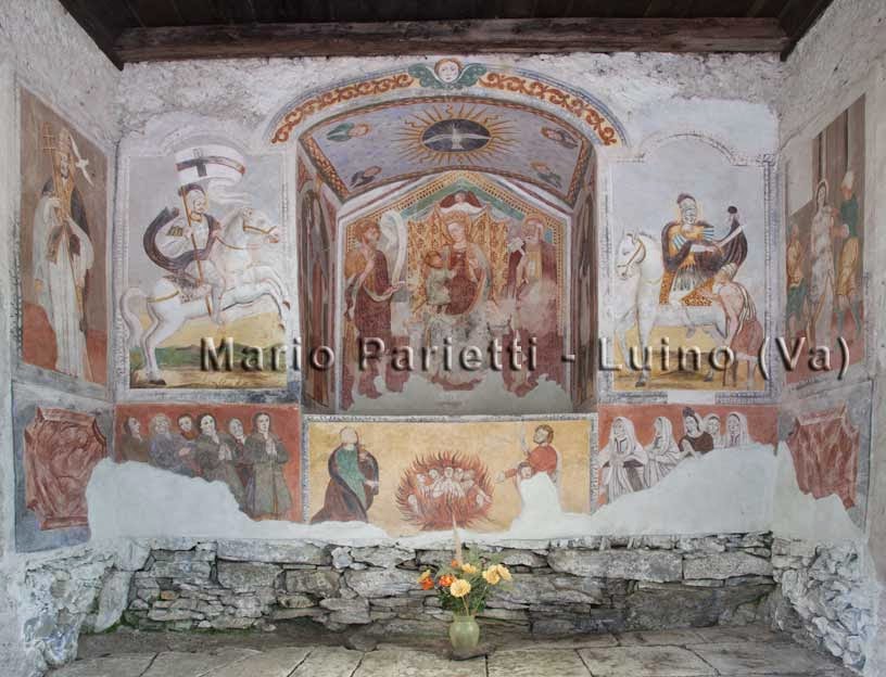 Cappella della Pioda Cappella della Pioda: affreschi