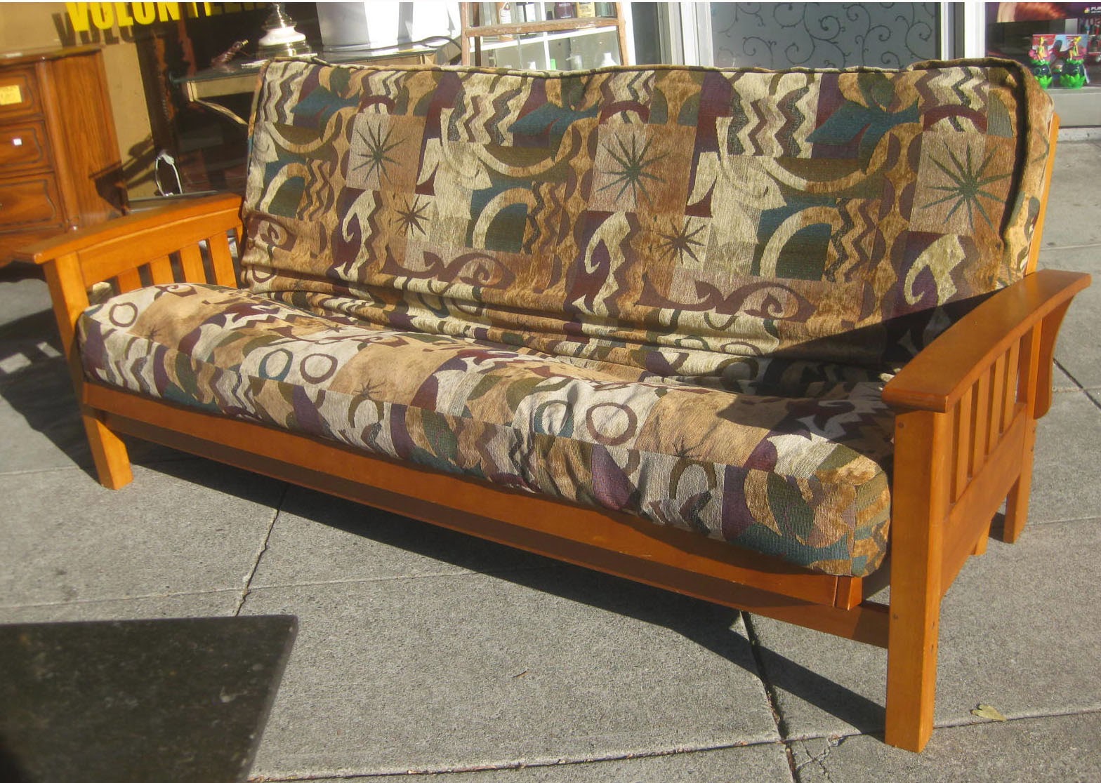 UHURU FURNITURE & COLLECTIBLES SOLD Futon and Frame 100