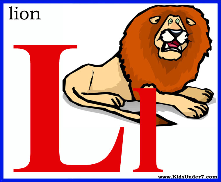 Letter L Flashcards Preschool