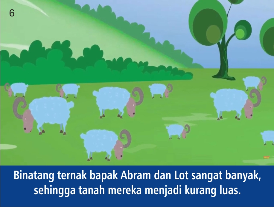 Komik Alkitab Anak Abram dan Lot Berpisah